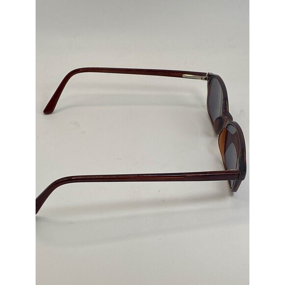 Vintage Romco 4 1/4 5 1/2 Brown Eyeglasses Frames Only - Picture 4 of 7
